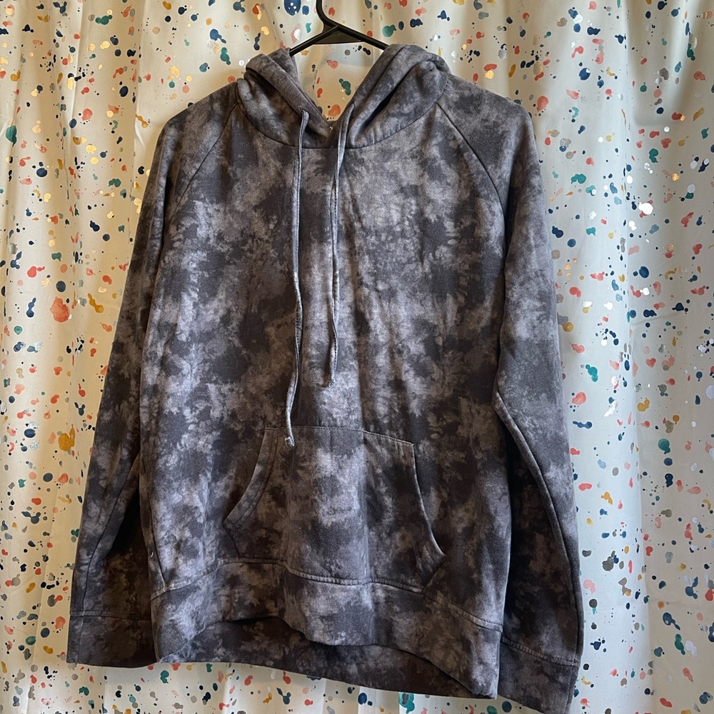 NWOT No Comment dark grey hoodie sweatshirt, size XL